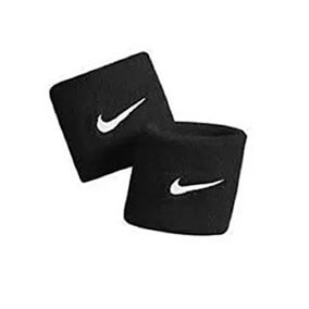 Pair of Black Color Sweatband Wrist Band